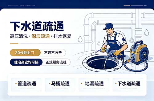 姜堰下水道疏通